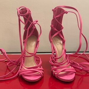 Aldo Pink Strappy Women's Heels